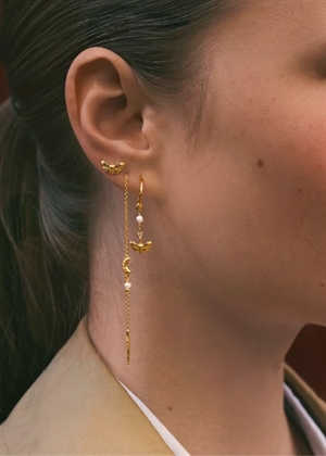 Yami earrings Forgyldt Maanesten